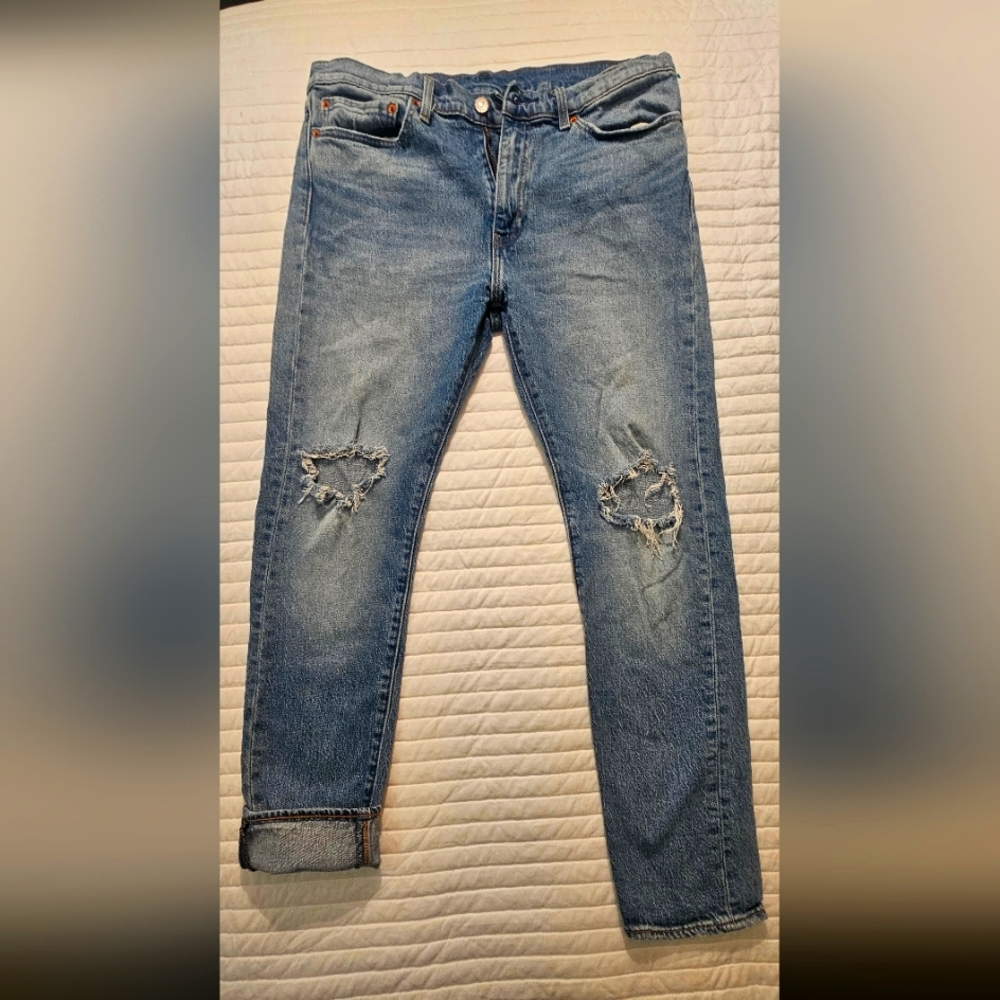 Levi's Blue Slim Fit Vintage Wash Jeans